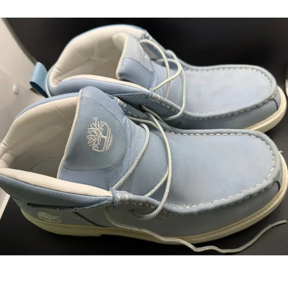 Light Blue Mens Timberland Boots Size 10M 45514